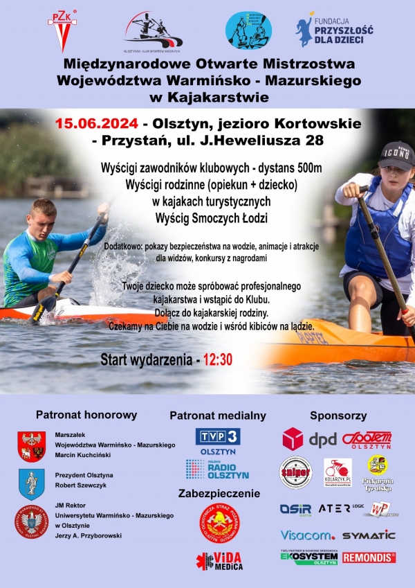 Międzynarodowe Otwarte Mistrzostwa Wojew&oacute;dztwa Warmińsko-Mazurskiego w Kajakarstwie